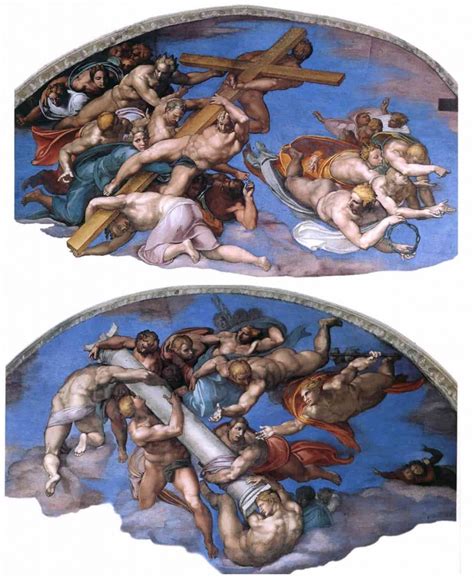 The last judgement of Michelangelo Buonarroti