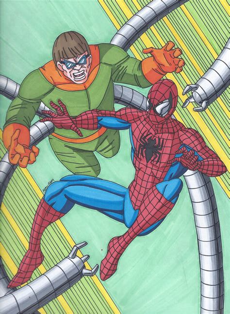 Spider-Man vs Doctor Octopus by RobertMacQuarrie1 on DeviantArt