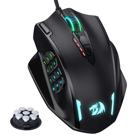 Buy Redragon M908 Impact RGB LED MMO Gaming Mouse with 12 Side Buttons ...