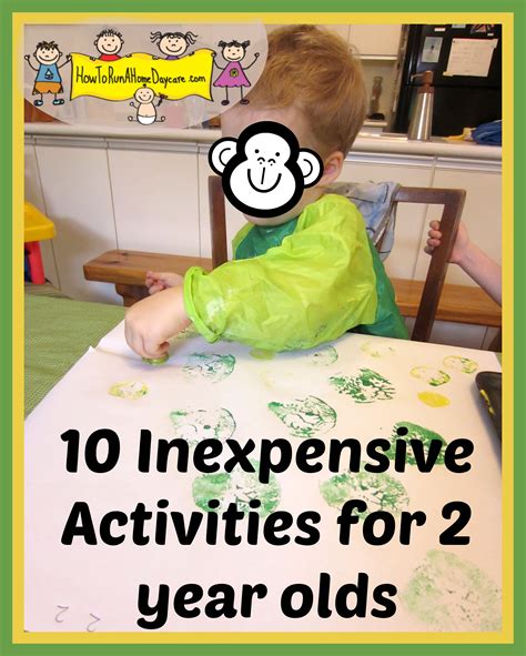 Ten Inexpensive Activities for Two Year Olds - How To Run A Home Daycare