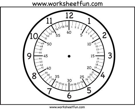 Clock Template For Kids