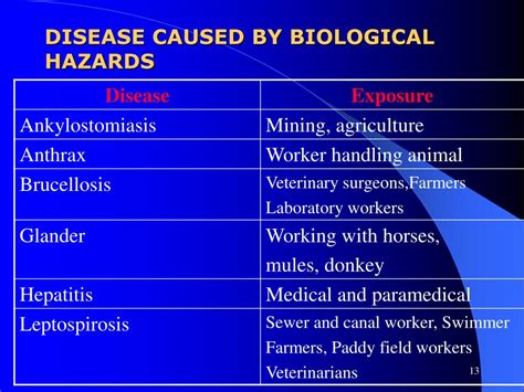 PPT - Biological Hazards PowerPoint Presentation, free download - ID:463040