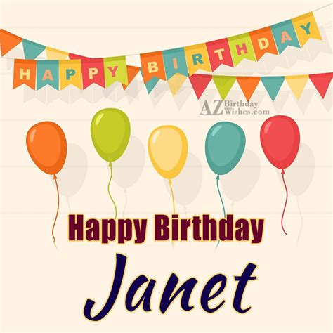 Happy Birthday Janet