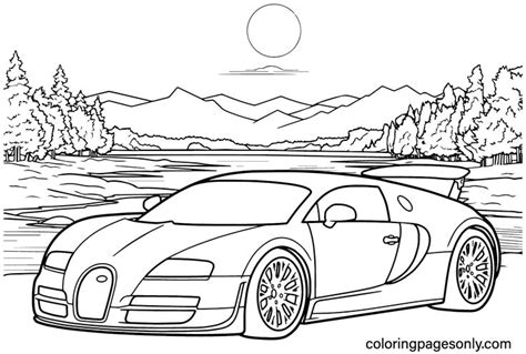 Bugatti Coloring Pages - Get Creative and Color the Fastest Cars