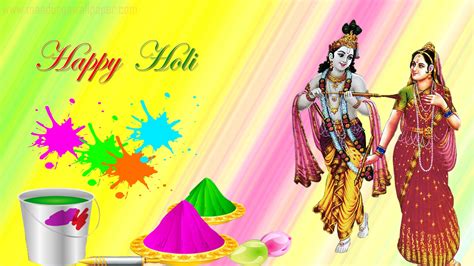 Radha-Krishna Playing Holi Images, Wallpapers, Lord Krishna Holi ...