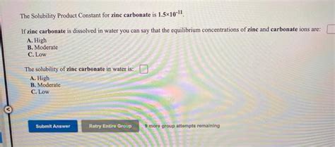 Solved The Solubility Product Constant for iron(III) | Chegg.com