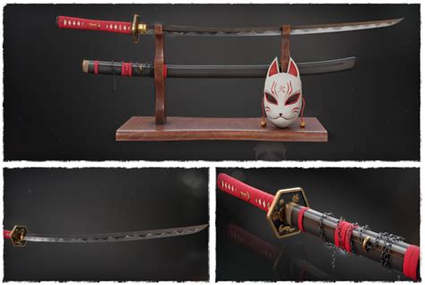 Model realistic looking 3d katanas for you by Alexandre_rosa | Fiverr