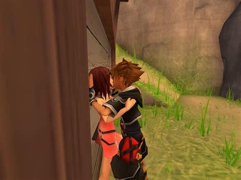 Sora and Kairi Kiss View 2 by iTzApy on DeviantArt