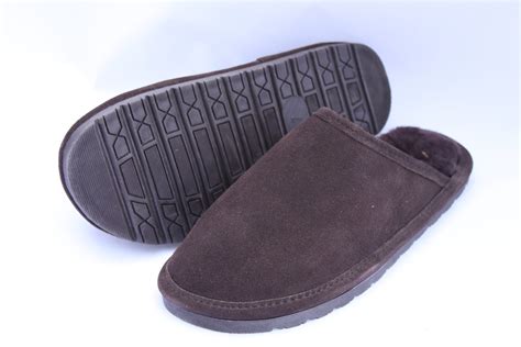 Draper of Glastonbury Daniel Men’s Sheepskin Backless Slipper – Radford ...