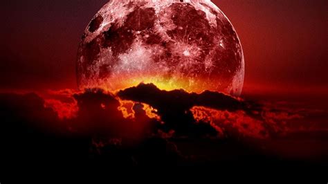 Red eclipse wallpaper - fergym