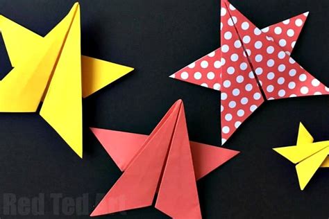 origami-stars-paper-crafts - Red Ted Art's Blog