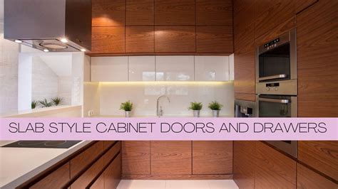 Slab Style Cabinet Doors and Drawers - Cabinet Now