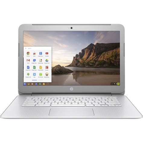 HP 14" Snow White/Turbo Silver 14-Ak050Nr Chromebook PC with Intel ...