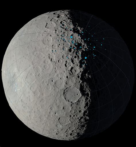 Shadowed Craters on Ceres