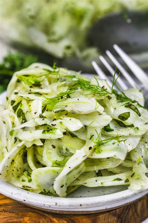 Fennel Salad (Fresh Summer Salad!) - Our Zesty Life