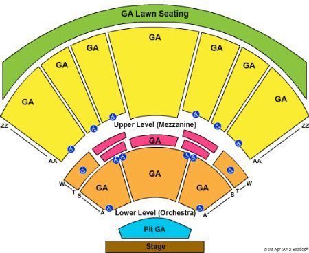 Hollywood Casino Amphitheatre Seating Chart | Hollywood Casino ...