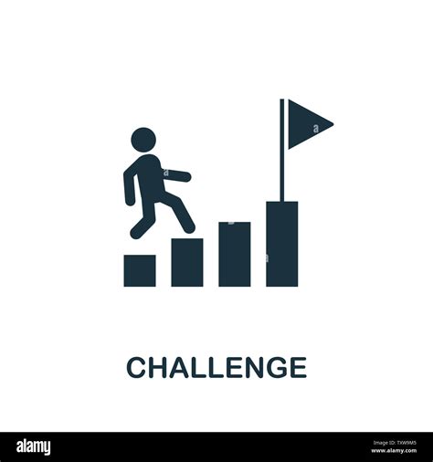 Challenge icon symbol. Creative sign from gamification icons collection ...