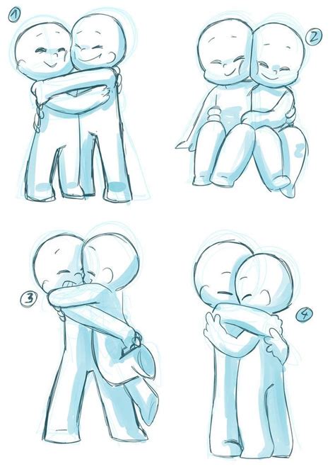 Image result for hugging reference | Couple poses drawing, Sketch poses ...