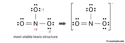 NO3- Lewis structure - Learnool