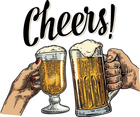 Beer Cheers Vector Png Free Transparent Clipart Clipartkey Images And ...