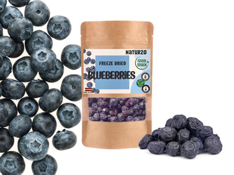 Freeze dried Blueberries • naturzo.com