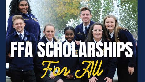 Apply for FFA Scholarships! | National FFA Organization