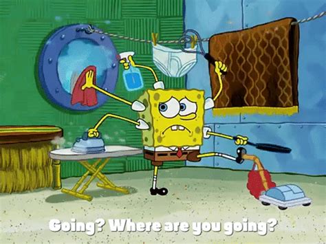 Spongebob Cleaning GIFs - Get the best GIF on GIPHY