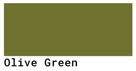 Olive Green Color Codes - The Hex, RGB and CMYK Values That You Need