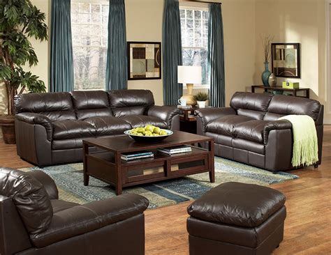 Weston Dark Brown Living Room Set from Homelegance (9853) | Coleman ...