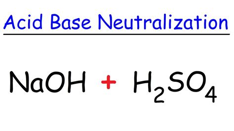 Sodium Hydroxide + Sulfuric Acid - Acid Base Neutralization Reaction ...