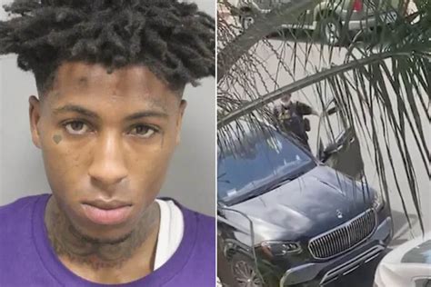 Dramatic moment NBA YoungBoy is arrested in police K-9 chase when he ...