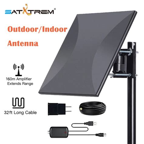 Digital HDTV Antenna 160 Miles Range Outdoor Indoor Signal Amplifier ...