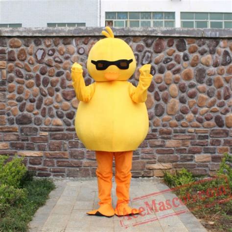 Yellow Duck Mascot Costume for Adult