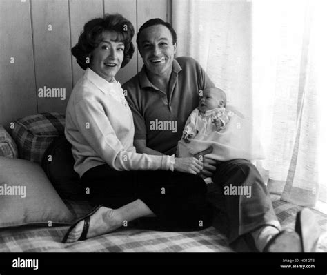 JEANNE COYNE, husband GENE KELLY and their newborn son TIM KELLY, 1962 ...