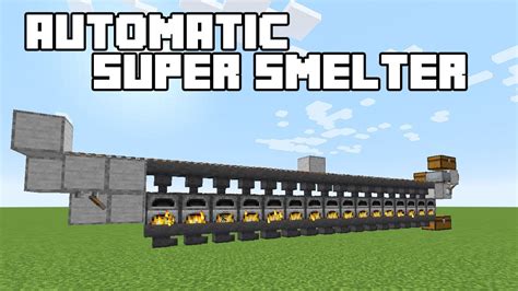 Automatic Super Smelter - Minecraft 1.15/1.16 Tutorial (Java Edition ...