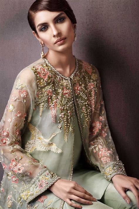 Pakistani Party Wear Embroidered Shirts 2018-2019 Latest Designs