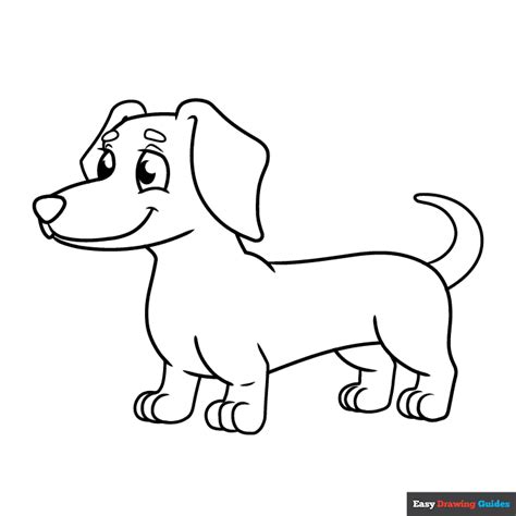 Daschund Coloring Pages For Kids