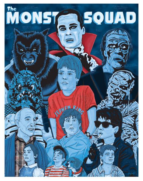 The Monster Squad Poster Color Variant | Etsy