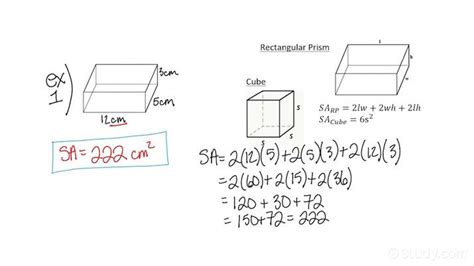 Rectangular Prism Surface Area Formula