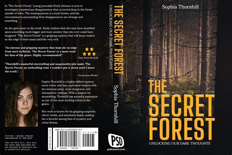 FREE PSD 6X9 The Secret Forest Book Cover Design