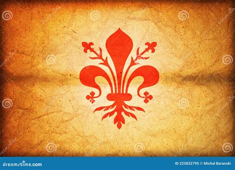 Florence flag stock illustration. Illustration of symbol - 225832795