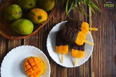 Mango Choco Bar Ice Cream Recipe (2 Ingredients Only)- Try This Summer ...