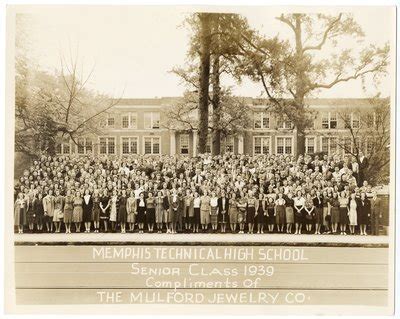 "Memphis Technical High School senior class, 1939"