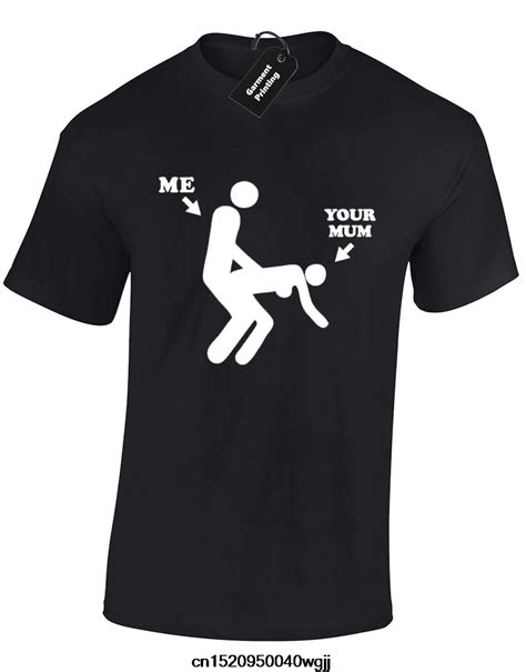 Jzecco ME YOUR MUM MENS T SHIRT FUNNY RUDE EXPLICIT CONTENT DESIGN JOKE ...