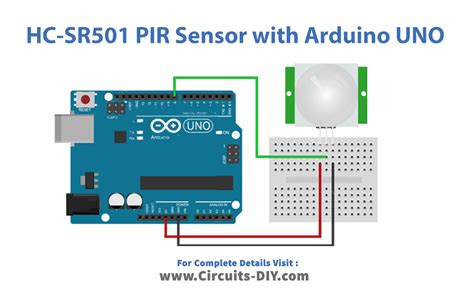 Interfacing HC-SR501 PIR Motion Sensor with Arduino UNO