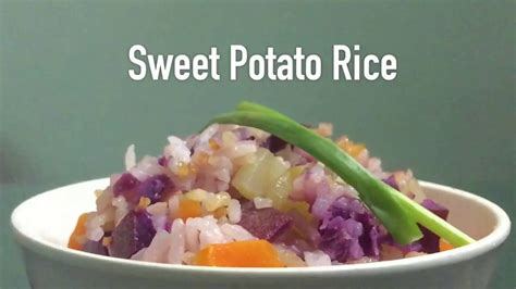 Healthy Purple Sweet Potato Rice Recipe - Adrian Video Image