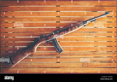 Classic shotgun from World War 2 Stock Photo - Alamy