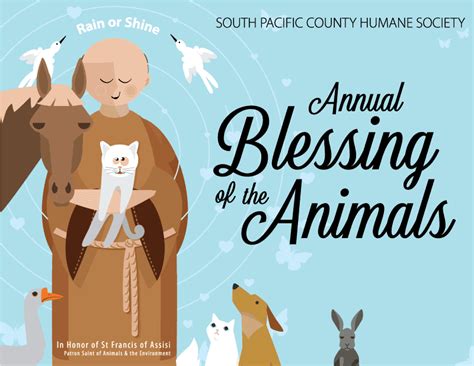 Oct: Blessing of the Animals - Rescheduled for October 28 • South ...