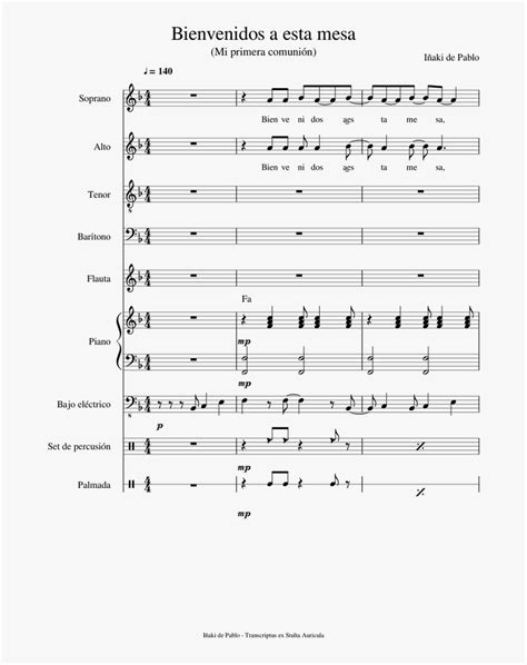 Transparent Bienvenidos Png - Die House Sheet Music, Png Download ...