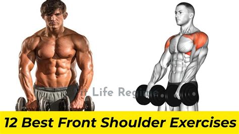 12 Best Front Shoulder Exercises | Top Anterior Deltoid Workout - YouTube